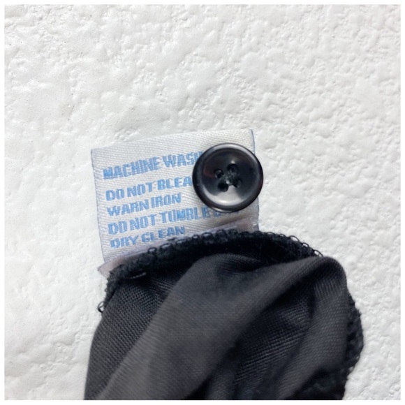 NWT Liv Kids Sequin Button Down Long Sleeve Shirt in Black‎ Size 4/5 - Picture 9 of 10